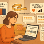 découvrez les points essentiels à contrôler avant d’acheter un canapé en ligne : matériaux, dimensions, confort, garanties et avis clients, pour faire le bon choix sans mauvaises surprises.