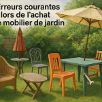 découvrez les erreurs fréquentes à éviter lors de l'achat de mobilier de jardin pour faire le meilleur choix et profiter pleinement de votre espace extérieur.